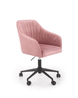 Halmar FRESCO fotel obrotowy do biurkamłodzieżowy różowy velvet