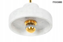 MOOSEE lampa wisząca ARCO 20 - złota podsufitka, marmur jasny czarny przewód E27 do domu i do lokalu MOOSEE lampa wisząca ARCO 20 - złota podsufitka, marmur jasny czarny przewód E27 do domu i do lokalu