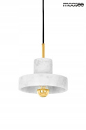 MOOSEE lampa wisząca ARCO 20 - złota podsufitka, marmur jasny czarny przewód E27 do domu i do lokalu MOOSEE lampa wisząca ARCO 20 - złota podsufitka, marmur jasny czarny przewód E27 do domu i do lokalu