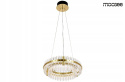 MOOSEE lampa wisząca SATURNUS 47 DUO złota - LED, szkło, stal szczotkowana do salonu hotelu restauracji MOOSEE lampa wisząca SATURNUS 47 DUO złota - LED, szkło, stal szczotkowana do salonu hotelu restauracji