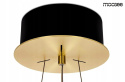 MOOSEE lampa wisząca SATURNUS 47 DUO złota - LED, szkło, stal szczotkowana do salonu hotelu restauracji MOOSEE lampa wisząca SATURNUS 47 DUO złota - LED, szkło, stal szczotkowana do salonu hotelu restauracji