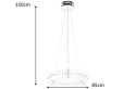 MOOSEE lampa wisząca SATURNUS 85 złota - LED szkło stal szczotkowana do salonu hotelu restauracji MOOSEE lampa wisząca SATURNUS 85 złota - LED szkło stal szczotkowana do salonu hotelu restauracji