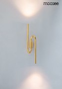 Moosee MOOSEE Kinkiet lampa ścienna LED MACAROON złota stal rozprasza światło w górę i w dół będzie jednocześnie ozdobą Moosee MOOSEE Kinkiet lampa ścienna LED MACAROON złota stal rozprasza światło w górę i w dół będzie jednocześnie ozdobą