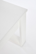 HALMAR ława stolik NEA KWADRAT kolor biały płyta meblowa okleinowana z szufladą do recepcji pokoju salonu