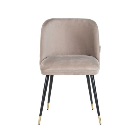 Richmond Interiors RICHMOND krzesło ALICIA khaki - welur Richmond Interiors RICHMOND krzesło ALICIA khaki - welur