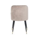 Richmond Interiors RICHMOND krzesło ALICIA khaki - welur Richmond Interiors RICHMOND krzesło ALICIA khaki - welur