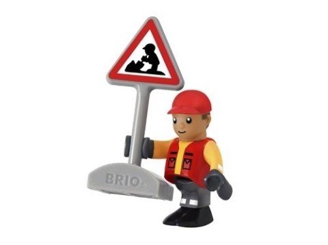 BRIO BRIO World Zestaw Roboty Drogowe z Walcem BRIO BRIO World Zestaw Roboty Drogowe z Walcem