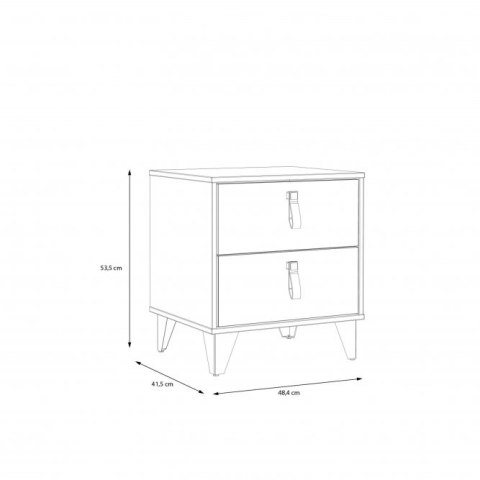 Forte LYA LYAK011-M686 Szafka nocna Forte LYA LYAK011-M686 Szafka nocna