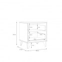 Forte LYA LYAK011-M686 Szafka nocna Forte LYA LYAK011-M686 Szafka nocna