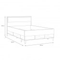 Forte LYA LYAL1122-M687 Stelaż łóżka Forte LYA LYAL1122-M687 Stelaż łóżka