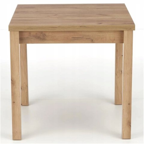 HALMAR stół GRACJAN rozkładany 80-160x80 kolor dąb craft blat płyta laminowana obrzeża ABS nogi MDF laminowany HALMAR stół GRACJAN rozkładany 80-160x80 kolor dąb craft blat płyta laminowana obrzeża ABS nogi MDF laminowany