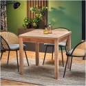 HALMAR stół GRACJAN rozkładany 80-160x80 kolor dąb craft blat płyta laminowana obrzeża ABS nogi MDF laminowany HALMAR stół GRACJAN rozkładany 80-160x80 kolor dąb craft blat płyta laminowana obrzeża ABS nogi MDF laminowany