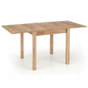 HALMAR stół GRACJAN rozkładany 80-160x80 kolor dąb craft blat płyta laminowana obrzeża ABS nogi MDF laminowany HALMAR stół GRACJAN rozkładany 80-160x80 kolor dąb craft blat płyta laminowana obrzeża ABS nogi MDF laminowany