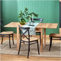 HALMAR stół GRACJAN rozkładany 80-160x80 kolor dąb craft blat płyta laminowana obrzeża ABS nogi MDF laminowany HALMAR stół GRACJAN rozkładany 80-160x80 kolor dąb craft blat płyta laminowana obrzeża ABS nogi MDF laminowany