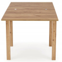 HALMAR stół GRACJAN rozkładany 80-160x80 kolor dąb craft blat płyta laminowana obrzeża ABS nogi MDF laminowany HALMAR stół GRACJAN rozkładany 80-160x80 kolor dąb craft blat płyta laminowana obrzeża ABS nogi MDF laminowany