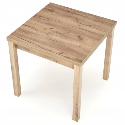 HALMAR stół GRACJAN rozkładany 80-160x80 kolor dąb craft blat płyta laminowana obrzeża ABS nogi MDF laminowany HALMAR stół GRACJAN rozkładany 80-160x80 kolor dąb craft blat płyta laminowana obrzeża ABS nogi MDF laminowany