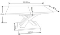 Halmar SANDOR 3 stół rozkładany, blat MDF laminat - dąb złoty, nogi - dąb złoty / czarny stal malowana 160-220x90 Halmar SANDOR 3 stół rozkładany, blat MDF laminat - dąb złoty, nogi - dąb złoty / czarny stal malowana 160-220x90