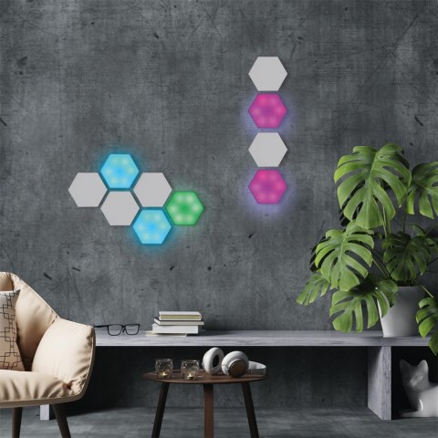 Intesi Zestaw 2 lamp ściennych Hexagonal 8,5x7,5cm Intesi Zestaw 2 lamp ściennych Hexagonal 8,5x7,5cm