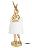 Kare Design KARE lampa stołowa RABBIT 88 cm biała / złota Kare Design KARE lampa stołowa RABBIT 88 cm biała / złota