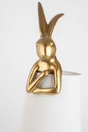 Kare Design KARE lampa stołowa RABBIT 88 cm biała / złota Kare Design KARE lampa stołowa RABBIT 88 cm biała / złota