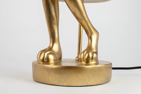 Kare Design KARE lampa stołowa RABBIT 88 cm biała / złota Kare Design KARE lampa stołowa RABBIT 88 cm biała / złota