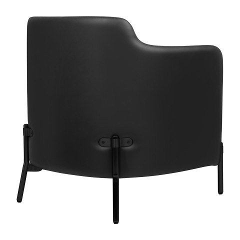 King Home Fotel VENICE BLACK czarny PU / pepitka King Home Fotel VENICE BLACK czarny PU / pepitka