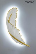 LAMPA ŚCIENNA KINKIET LED PIÓRKO 65 żywica BIAŁO / ZŁOTA Moosee MOOSEE MOŻLIWOŚĆ ZMIANY BARWY ŚWIATŁA LAMPA ŚCIENNA KINKIET LED PIÓRKO 65 żywica BIAŁO / ZŁOTA Moosee MOOSEE MOŻLIWOŚĆ ZMIANY BARWY ŚWIATŁA