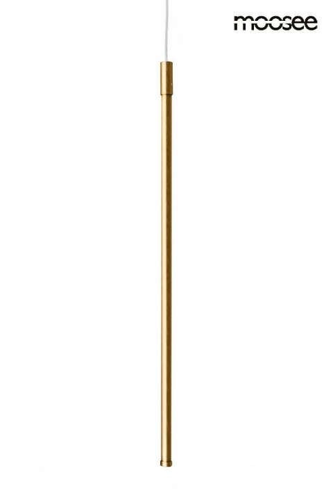 LAMPA WISZĄCA OMBRE 80 LED ZŁOTA STAL OSŁONA AKRYL Moosee MOOSEE LAMPA WISZĄCA OMBRE 80 LED ZŁOTA STAL OSŁONA AKRYL Moosee MOOSEE
