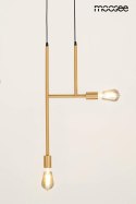 LAMPA WISZĄCA RIVA 2 ZŁOTA METALOWA E27 Moosee MOOSEE LAMPA WISZĄCA RIVA 2 ZŁOTA METALOWA E27 Moosee MOOSEE