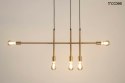 LAMPA WISZĄCA E27 RIVA 5 ZŁOTA STAL Moosee MOOSEE LAMPA WISZĄCA E27 RIVA 5 ZŁOTA STAL Moosee MOOSEE