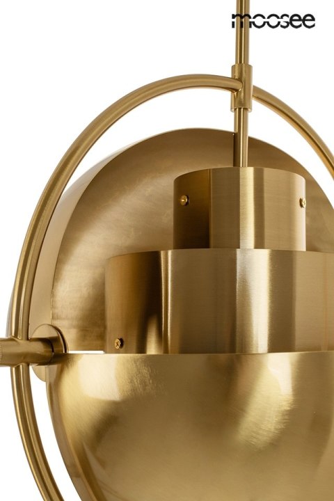 Moosee MOOSEE lampa wisząca VARIA złota Moosee MOOSEE lampa wisząca VARIA złota