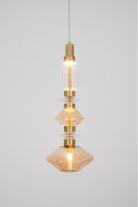 LAMPA WISZĄCA VASO ZŁOTA 1xG9 + LED Moosee MOOSEE STAL SZKŁO NOWOCZESNA I DEKORACYJNA LAMPA WISZĄCA VASO ZŁOTA 1xG9 + LED Moosee MOOSEE STAL SZKŁO NOWOCZESNA I DEKORACYJNA