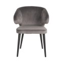 Richmond Interiors RICHMOND krzesło INDIGO STONE - welur Richmond Interiors RICHMOND krzesło INDIGO STONE - welur