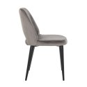 Richmond Interiors RICHMOND krzesło TABITHA szare - ognioodporne Richmond Interiors RICHMOND krzesło TABITHA szare - ognioodporne