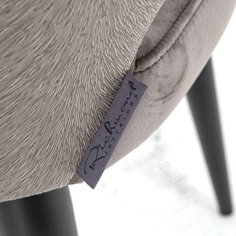 Richmond Interiors RICHMOND krzesło TABITHA szare - ognioodporne Richmond Interiors RICHMOND krzesło TABITHA szare - ognioodporne