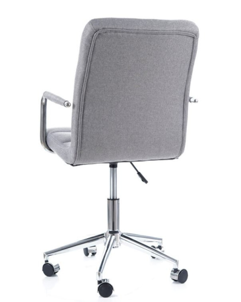 SIGNAL FOTEL OBROTOWY BIUROWY Q-022 SZARY MATERIAŁ SIGNAL FOTEL OBROTOWY BIUROWY Q-022 SZARY MATERIAŁ