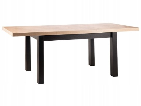 STÓŁ PRESTO ROZKŁADANY SIGNAL DĄB ARTISAN / CZARNY 140(218)X80 PROSTOKĄTNY PŁYTA LAMINOWANA BLAT I WKŁADKI POGRUBIANE PO BRZEGU STÓŁ PRESTO ROZKŁADANY SIGNAL DĄB ARTISAN / CZARNY 140(218)X80 PROSTOKĄTNY PŁYTA LAMINOWANA BLAT I WKŁADKI POGRUBIANE PO BRZEGU