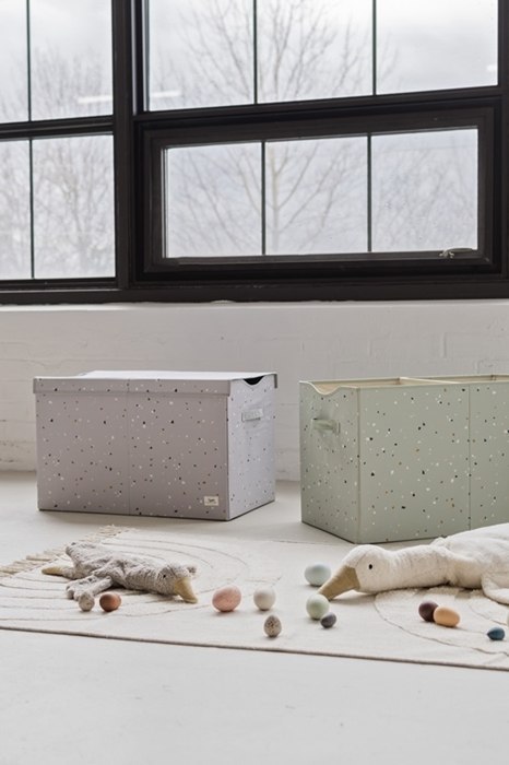 3 Sprouts 3 Sprouts Pudełko Zamykane Recycled Terrazzo Gray 3 Sprouts 3 Sprouts Pudełko Zamykane Recycled Terrazzo Gray