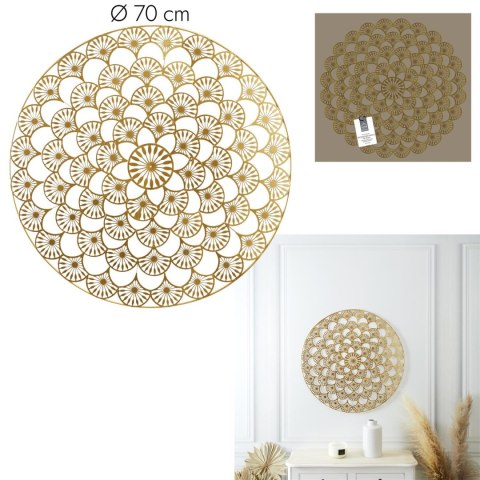 Intesi Dekoracja ścienna Mandala 70cm złota Intesi Dekoracja ścienna Mandala 70cm złota