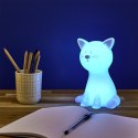 LAMPKA KOT BIAŁA Z TWORZYWA NA BATERIE Cat Night ZMIENIAJĄCA KOLORY Intesi LAMPKA KOT BIAŁA Z TWORZYWA NA BATERIE Cat Night ZMIENIAJĄCA KOLORY Intesi