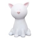 LAMPKA KOT BIAŁA Z TWORZYWA NA BATERIE Cat Night ZMIENIAJĄCA KOLORY Intesi LAMPKA KOT BIAŁA Z TWORZYWA NA BATERIE Cat Night ZMIENIAJĄCA KOLORY Intesi