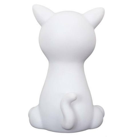 LAMPKA KOT BIAŁA Z TWORZYWA NA BATERIE Cat Night ZMIENIAJĄCA KOLORY Intesi LAMPKA KOT BIAŁA Z TWORZYWA NA BATERIE Cat Night ZMIENIAJĄCA KOLORY Intesi