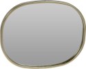LUSTRO O NIEREGULARNYM KSZTAŁCIE Champagne 20x25cm Intesi W METALOWEJ RAMIE LUSTRO O NIEREGULARNYM KSZTAŁCIE Champagne 20x25cm Intesi W METALOWEJ RAMIE