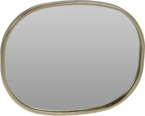 LUSTRO O NIEREGULARNYM KSZTAŁCIE Champagne 20x25cm Intesi W METALOWEJ RAMIE LUSTRO O NIEREGULARNYM KSZTAŁCIE Champagne 20x25cm Intesi W METALOWEJ RAMIE