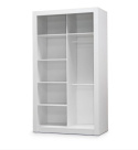 SZAFA DWUDRZWIOWA Z LUSTREM MEBLAR BIAŁY LUX / MARMUR BIANCO IN BOX INBX120 SZAFA DWUDRZWIOWA Z LUSTREM MEBLAR BIAŁY LUX / MARMUR BIANCO IN BOX INBX120