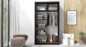 SZAFA Z LUSTREM CZARNY / BLACK ROYAL IN BOX INBX120 MEBLAR PŁYTA LAMINOWANA DRZWI PRZESUWNE DO SYPIALNI PRZEDPOKOJU DLA DZIECKA SZAFA Z LUSTREM CZARNY / BLACK ROYAL IN BOX INBX120 MEBLAR PŁYTA LAMINOWANA DRZWI PRZESUWNE DO SYPIALNI PRZEDPOKOJU DLA DZIECKA