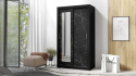 SZAFA Z LUSTREM CZARNY / BLACK ROYAL IN BOX INBX120 MEBLAR PŁYTA LAMINOWANA DRZWI PRZESUWNE DO SYPIALNI PRZEDPOKOJU DLA DZIECKA SZAFA Z LUSTREM CZARNY / BLACK ROYAL IN BOX INBX120 MEBLAR PŁYTA LAMINOWANA DRZWI PRZESUWNE DO SYPIALNI PRZEDPOKOJU DLA DZIECKA