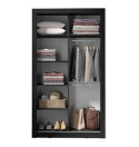 SZAFA Z LUSTREM CZARNY / BLACK ROYAL IN BOX INBX120 MEBLAR PŁYTA LAMINOWANA DRZWI PRZESUWNE DO SYPIALNI PRZEDPOKOJU DLA DZIECKA SZAFA Z LUSTREM CZARNY / BLACK ROYAL IN BOX INBX120 MEBLAR PŁYTA LAMINOWANA DRZWI PRZESUWNE DO SYPIALNI PRZEDPOKOJU DLA DZIECKA