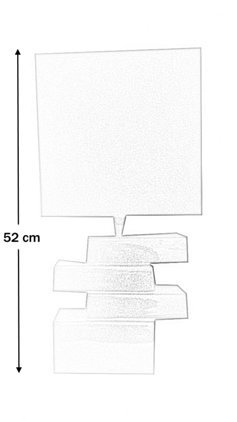 OUTLET Forte AZ-LA-244 Lampa miedź, brąz, biel OUTLET Forte AZ-LA-244 Lampa miedź, brąz, biel