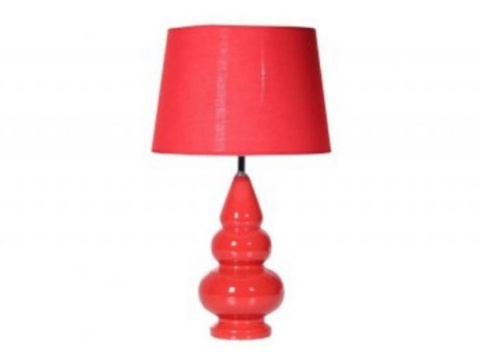OUTLET Forte AZ-LA-287 lampa ceramiczna czerwona OUTLET Forte AZ-LA-287 lampa ceramiczna czerwona